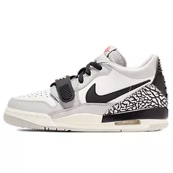 Детские кроссовки Air Jordan Jordan Legacy 312 Low GS Tech Grey Cement Summit-White Fire-Red Black CD9054-101