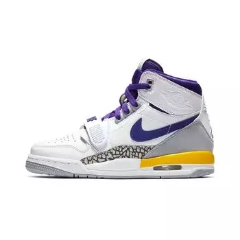 Детские кроссовки Air Jordan Jordan Legacy 312 GS Lakers Black White Field-Purple-Amarillo AT4040-157
