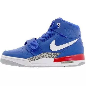 Детские кроссовки Air Jordan Jordan Legacy 312 GS Pistons синие ярко-синие университетские красные AT4040-416
