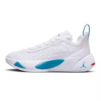 Детские кроссовки Air Jordan Jordan Luka 1 GS Legend of 7 Белые нео-бирюзовые ярко-малиновые DQ6513-104 38