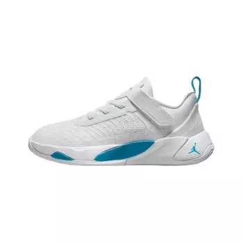 Детские кроссовки Air Jordan Jordan Luka 1 PS Legend Of 7 Белые нео-бирюзовые ярко-малиновые DR6086-104 28