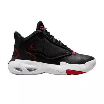 Детские кроссовки Air Jordan Jordan Max Aura 4 GS Bred черно-белые университетски-красные DQ8404-006 40