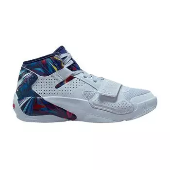 Детские кроссовки Air Jordan Jordan Zion 2 GS Hope Diamond Белый Полусиний Темно-Королевский Синий DO9514-467 36.5