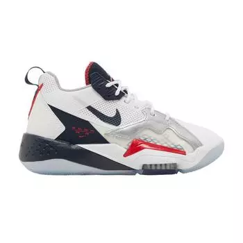 Детские кроссовки Air Jordan Jordan Zoom 92 GS Olympics Бело-красный металлик-серебристый CN9138-101 36