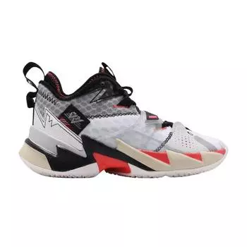 Детские кроссовки Air JordanWhy Not Zer0.3 BG UNITE белые ярко-малиновые черные CD5804-101