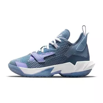 Детские кроссовки Air JordanWhy Not Zer0.4 GS KB3 Blue Indigo-Fog Purple-Pulse CQ9430-400 37.5