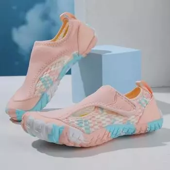 Детские кроссовки Aqua Barefoot для плавания, быстросохнущие, для мальчиков и девочек, для пляжа, для детей, для дайвинга, серфинга, катания на лодках, для занятий спортом 36 жёлтый