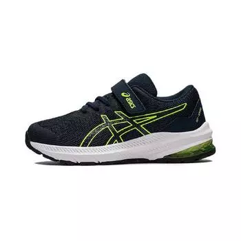 Детские кроссовки ASICS GT 1000 11 PS French Blue Hazard Green 1014A238-402 28.5
