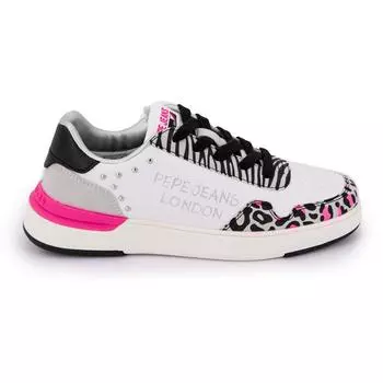 Детские кроссовки Baxter Leopard Fuschia PEPE JEANS