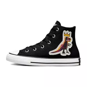 Детские кроссовки Converse Jean-Michel Basquiat x Chuck Taylor All Star High PS Pez Dispenser Black Multi Egret 372587C 33