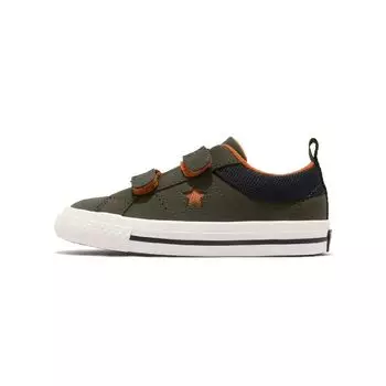 Детские кроссовки Converse One Star 2V Ox TD Utility Green Оранжевые 762858C