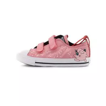 Детские кроссовки Converse Pokemon x Chuck Taylor All Star Easy-On Low TD Jigglypuff Pink Daybreak-Pink White A01232C 22