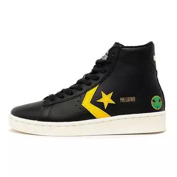 Детские кроссовки Converse Pro Leather High GS Roswell Rayguns Black University-Gold White 271168C 36