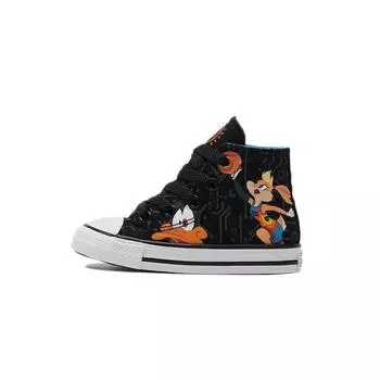 Детские кроссовки Converse Space Jam x Chuck Taylor All Star High TD Tune Squad Black Multi While 772487C