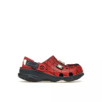 Детские кроссовки Crocs Marvel x All-Terrain Clog Kids Spider-Man Kids Red Navy 208786-410