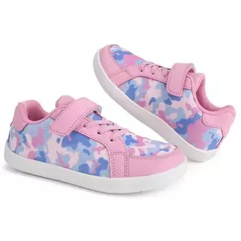 Детские кроссовки для девочек, босиком, кроссовки для кроссовок, широкая дышащая подошва, повседневные, удобные, легкие, вязаные, для мальчиков 31 розовый