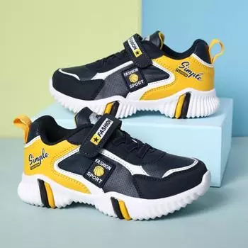 Детские кроссовки для мальчиков и девочек, легкие, плоские, удобные, для занятий спортом на открытом воздухе, 2025, модные, теннисные туфли для детей 28
