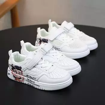 Детские кроссовки для мальчиков, повседневная обувь на плоской подошве, студенческие прогулочные туфли, нескользящие, легкие, для девочек, спортивная обувь для тенниса 25