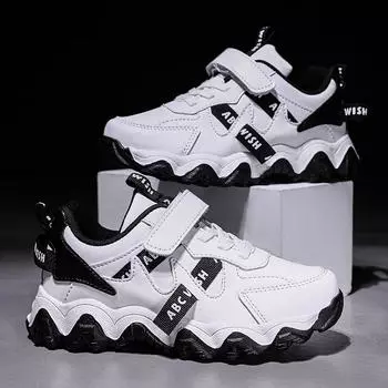 Детские кроссовки для мальчиков, повседневная спортивная обувь для девочек, высококачественные дышащие кроссовки для мальчиков, детские кроссовки Chaussure Basket Enfant 28 красный