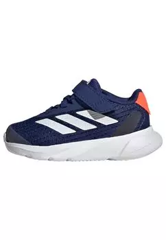 Детские кроссовки Duramo SL для мальчиков и Victory Red см [Adidas] для девочек, 12-16см, LZX77, Синий/Обувной белый/Солнечный (IG2432), 16.0