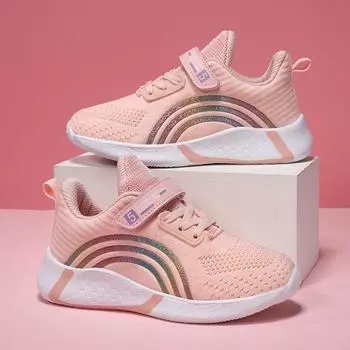 Детские кроссовки Flying Shoes, дышащие, повседневные, для бега 28