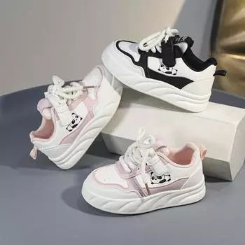 Детские кроссовки Four Seasons Low Top Breathable для скейтбординга для детей и студентов, популярные кроссовки для бега, для мальчиков и девочек, удобные кроссовки для спортзала 26 розовый