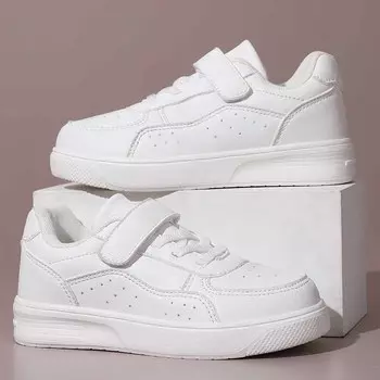 Детские кроссовки Four Seasons Low Top Breathable для скейтбординга для детей и студентов, популярные кроссовки для бега, для мальчиков и девочек, удобные кроссовки для спортзала 28 чёрный