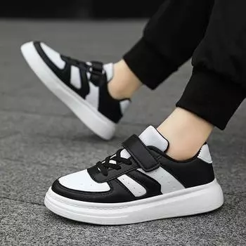 Детские кроссовки Four Seasons Low Top Breathable для скейтбординга для детей и студентов, популярные кроссовки для бега, для мальчиков и девочек, удобные кроссовки для спортзала 28 белый