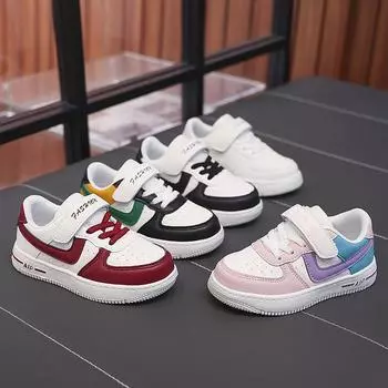 Детские кроссовки Four Seasons Low Top Breathable для скейтбординга для детей и студентов, популярные кроссовки для бега, для мальчиков и девочек, удобные кроссовки для спортзала 26 розовый