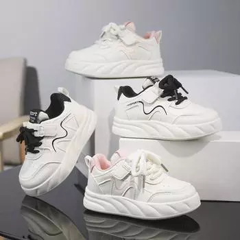 Детские кроссовки Four Seasons Low Top Breathable для скейтбординга для детей и студентов, популярные кроссовки для бега, для мальчиков и девочек, удобные кроссовки для спортзала 26 розовый