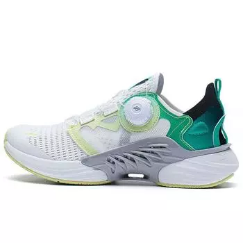 Детские кроссовки Li Ning Canglan Probar Loc легкие амортизирующие нескользящие низкие кроссовки детские кроссовки белые зеленые YKFS022-51 39