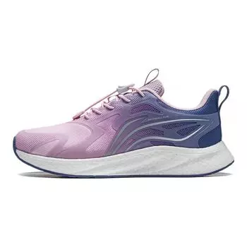 Детские кроссовки Li Ning Protective Nest V2 с круглой головкой, удобные, с защитой от ударов и амортизацией, с низким верхом, детские кроссовки для бега, фиолетовые YKFT076-4 32