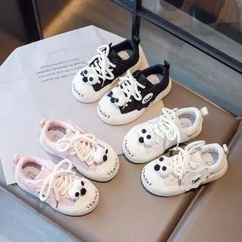 Детские кроссовки на липучках для весны и осени, симпатичные кроссовки для мальчиков, нескользящие однотонные туфли для девочек, белые туфли 22 розовый