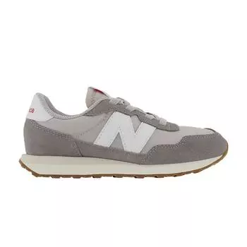 Детские кроссовки New Balance 237 Bungee Little Kid Marble серые Marblehead Moonbeam PH237PE 28.5