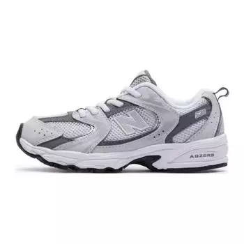 Детские кроссовки New Balance 530 Bungee Little Kid Grey Matter серебристо-металлик PZ530CB