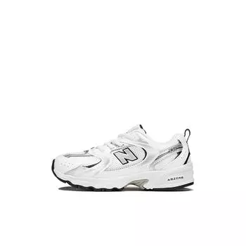 детские кроссовки New Balance 530 White Silver Black Kids PZ530SB1