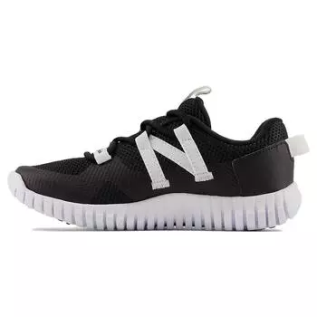 Детские кроссовки New Balance Playgruv v2 Bungee Little Kid, черно-белые, PTPGRVAC 28