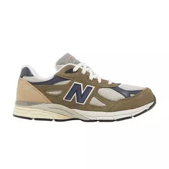 Детские кроссовки New Balance Teddy Santis x 990v3 Big Kid Dark Camo Green Incense GC990TO3 37.5