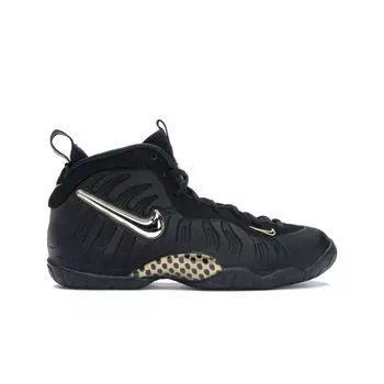 Детские кроссовки Nike Air Foamposite Pro GS Black Metallic Gold 644792-010