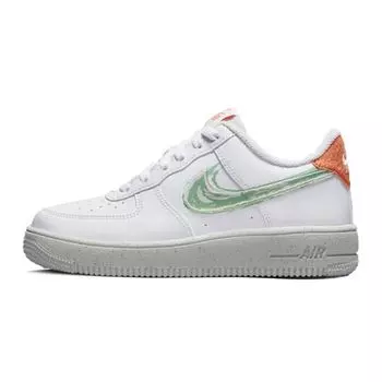 Детские кроссовки Nike Air Force 1 Crater GS Brushstroke White Orange-Trance Sail DX3067-100 36