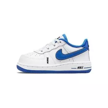 Детские кроссовки Nike Air Force 1 LV8 TD White Game Royal черные DO3808-100 22