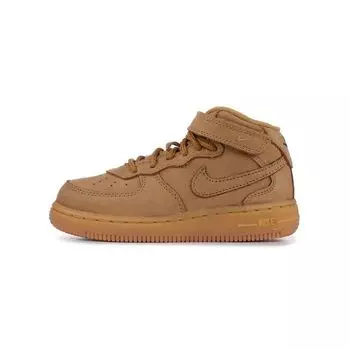 Детские кроссовки Nike Air Force 1 Mid WB TD Flax Brown Flax-Outdoor-Green-Gum-Light Brown AH0757-203