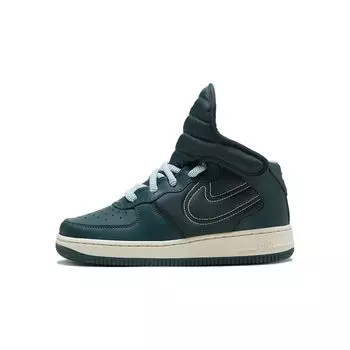 Детские кроссовки Nike Air Force 1 Mid GS Padded Tongue Темно-бирюзовые FD4641-300 37.5