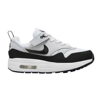 Детские кроссовки Nike Air Max 1 EasyOn PS Pure Platinum Black, белые DZ3308-106 25