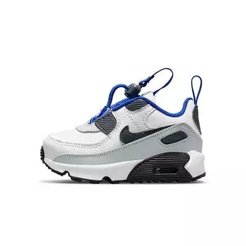 Детские кроссовки Nike Air Max 90 Toggle TD White Grey Fog Platinum, Iron-Grey CV0065-101 22