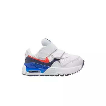 Детские кроссовки Nike Air Max SYSTM TD White Midnight Navy Game-Royal Bright-Crimson DQ0286-101 25