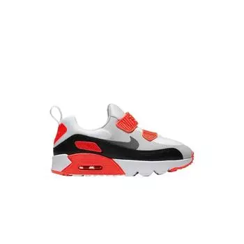 Детские кроссовки Nike Air Max Tiny 90 TD Infrared Серые нейтрально-серые Бело-холодные-серые-инфракрасные 881924-002 23.5