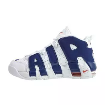 Детские кроссовки Nike Air More Uptempo GS Knicks White Deep-Royal-Blue 415082-103