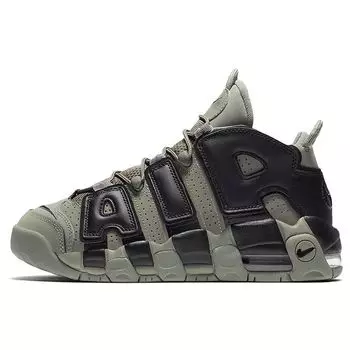 Детские кроссовки Nike Air More Uptempo GS Dark Stucco Green Black 415082-007