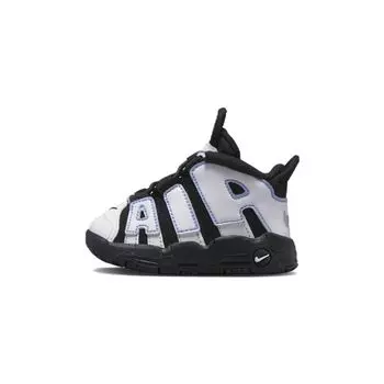 Детские кроссовки Nike Air More Uptempo TD Black Cobalt Bliss White Multi-Color DQ6202-001 22
